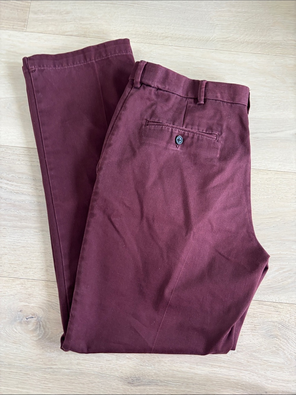 Haggar Merlot Chino Pants